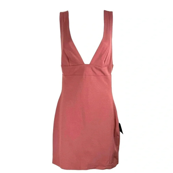Lulus backless mini dress size Medium Antique Pink color - Picture 1 of 10